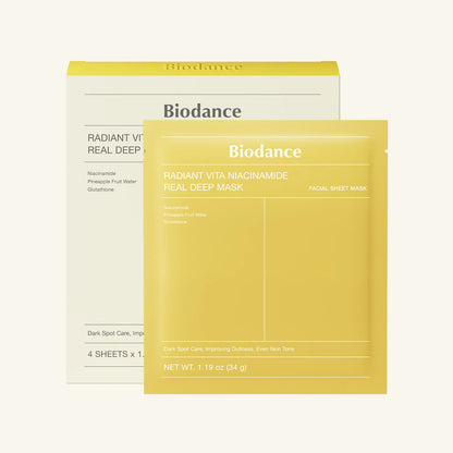 La Biodance Radiant Vita Niacinamide Real Deep Mask