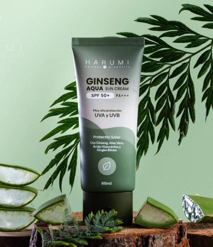 Harumi Ginseng Aqua Sun Cream SPF50